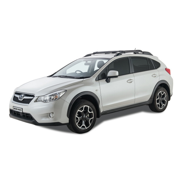 Kit 2 barres de toit noires RHINO-RACK Vortex SteathBar • JA7973 