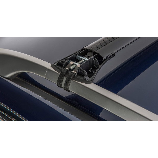 Kit 2 barres de toit noires RHINO-RACK Vortex SteathBar • JA7973 