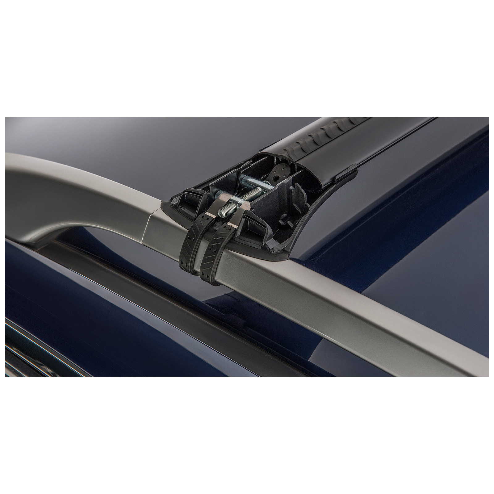 Kit 2 barres de toit noires RHINO-RACK Vortex SteathBar • JA7973 