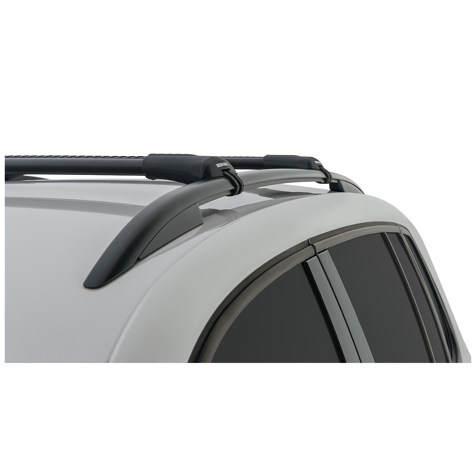 Kit 2 barres de toit noires RHINO-RACK Vortex SteathBar • JA7975 