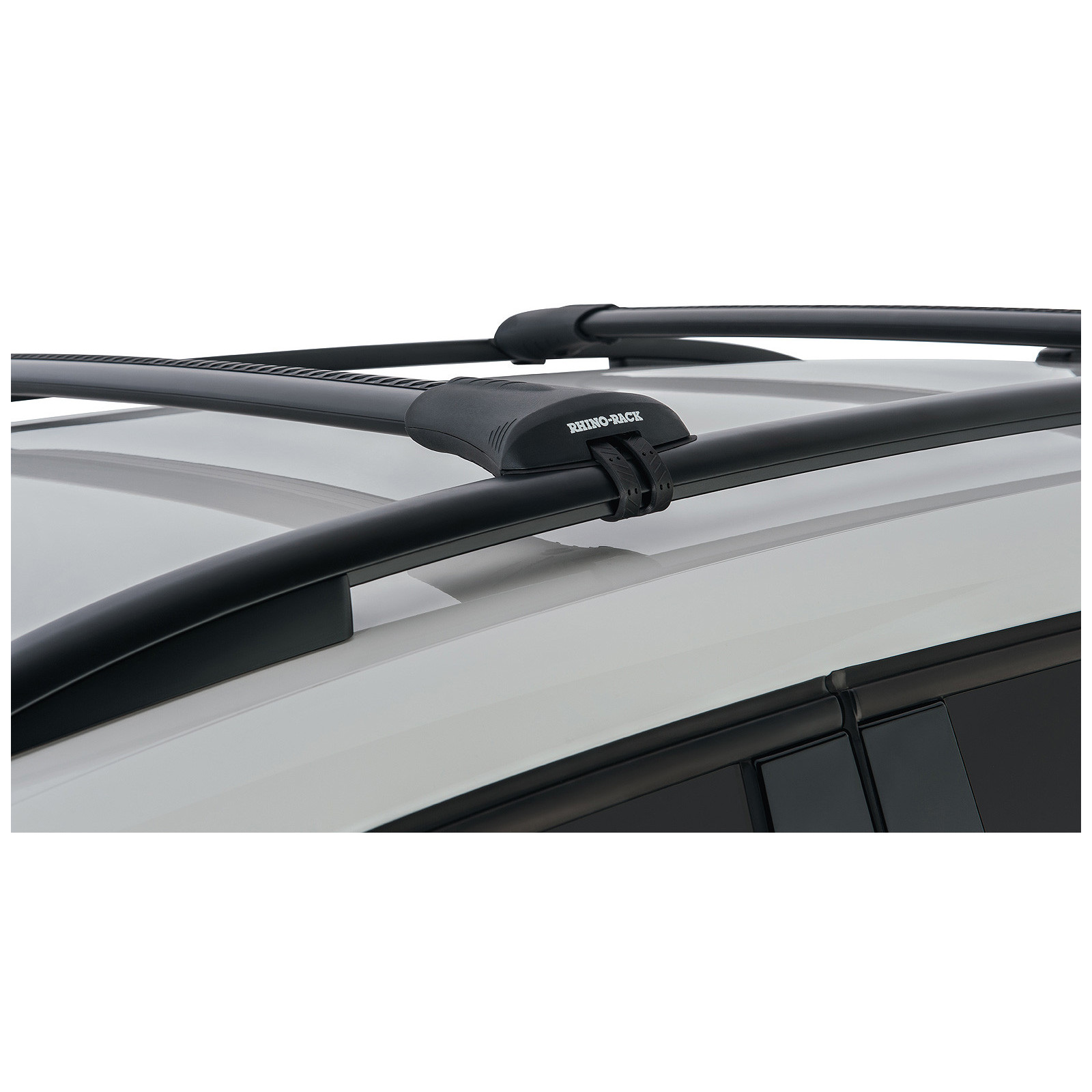 Kit 2 barres de toit noires RHINO-RACK Vortex SteathBar • JA7975 