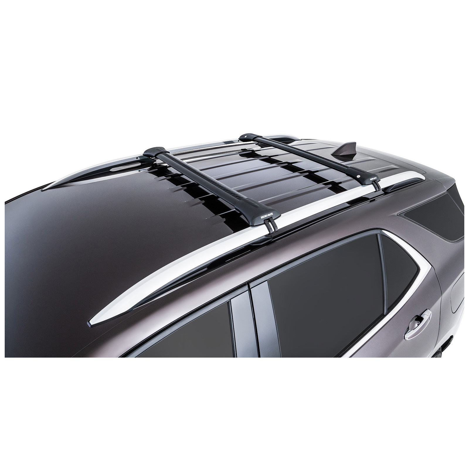 Kit 2 barres de toit noires RHINO-RACK Vortex SteathBar • JA7975 