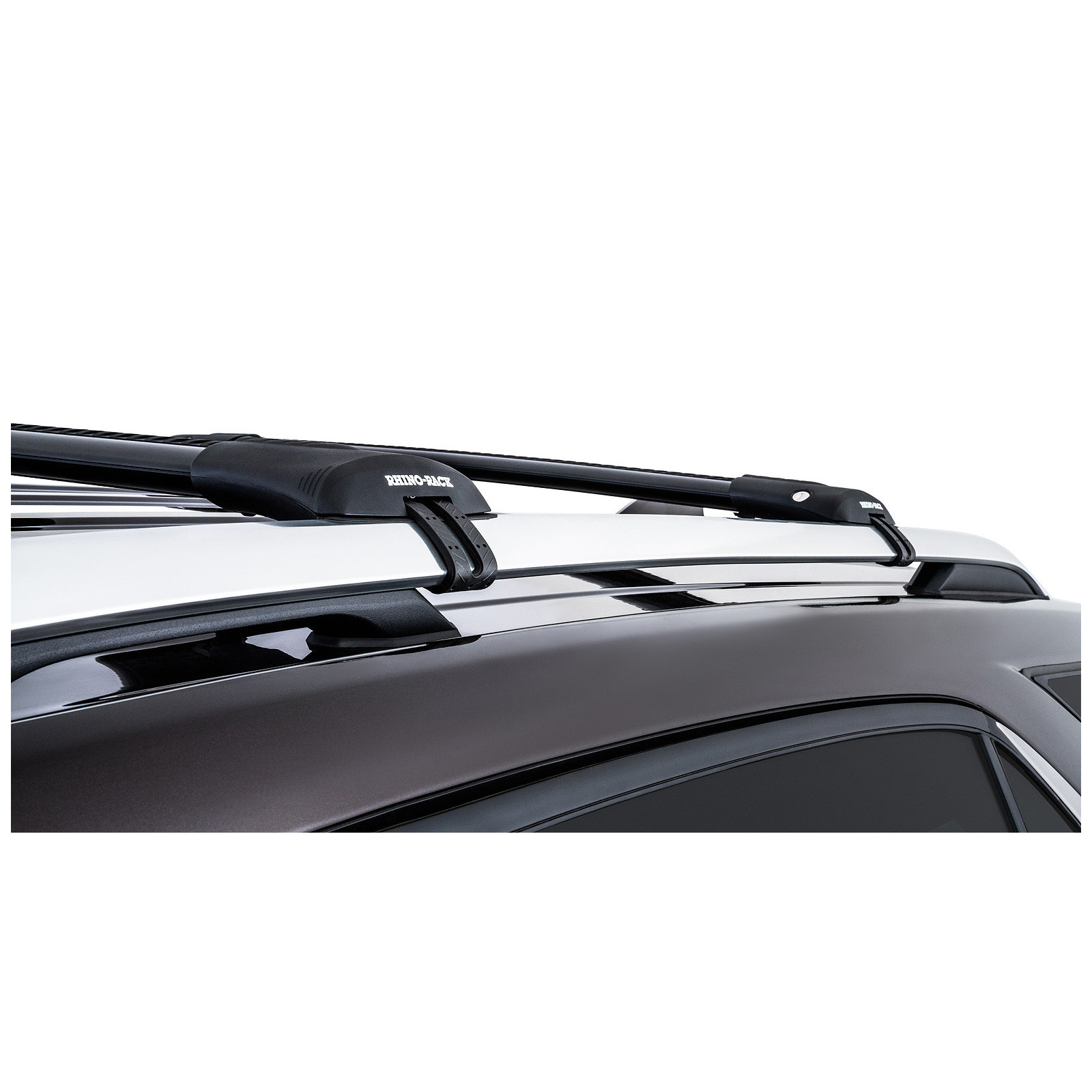 Kit 2 barres de toit noires RHINO-RACK Vortex SteathBar • JA7975 