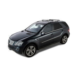 Kit 2 barres de toit noires RHINO-RACK Vortex SteathBar • JA7978 