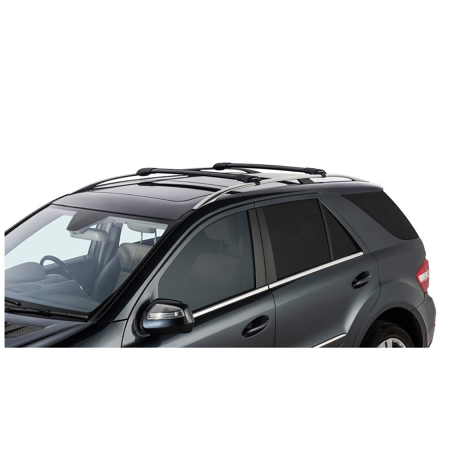 Kit 2 barres de toit noires RHINO-RACK Vortex SteathBar • JA7978 