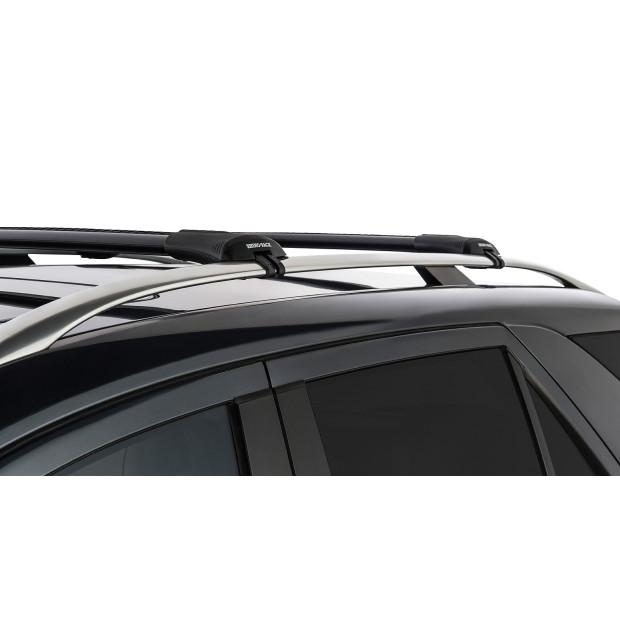 Kit 2 barres de toit noires RHINO-RACK Vortex SteathBar • JA7978 