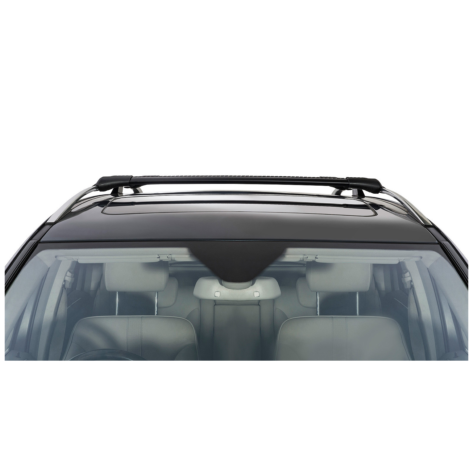 Kit 2 barres de toit noires RHINO-RACK Vortex SteathBar • JA7978 