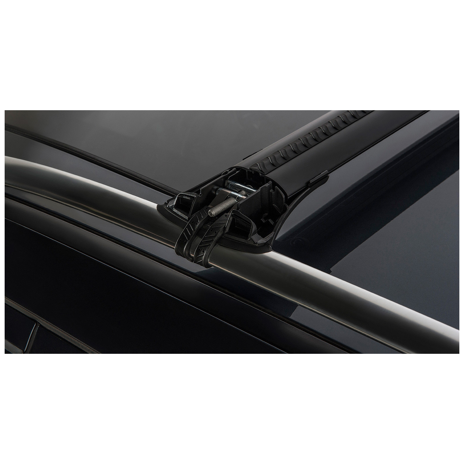 Kit 2 barres de toit noires RHINO-RACK Vortex SteathBar • JA7978 