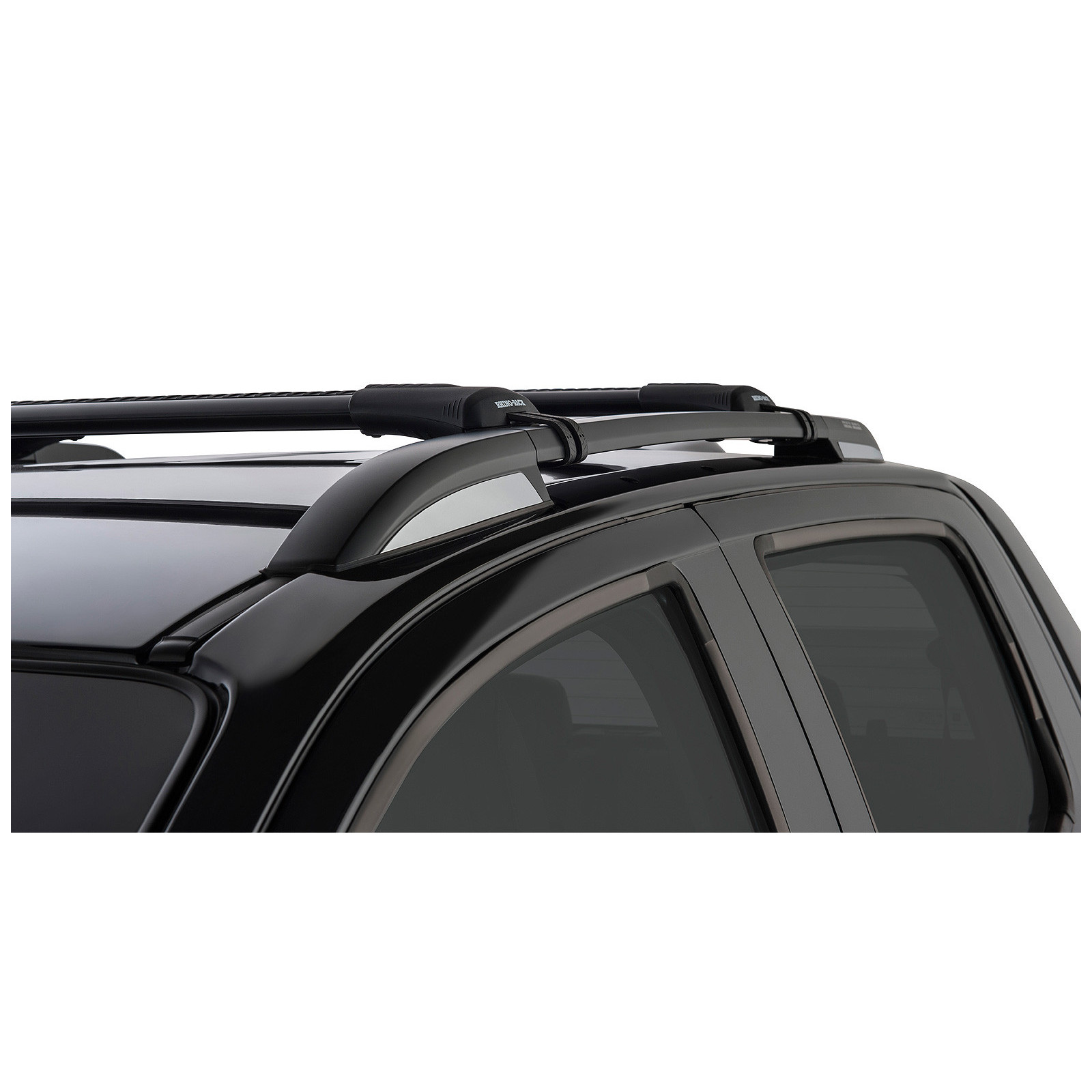 Kit 2 barres de toit noires RHINO-RACK Vortex SteathBar • JA7980 