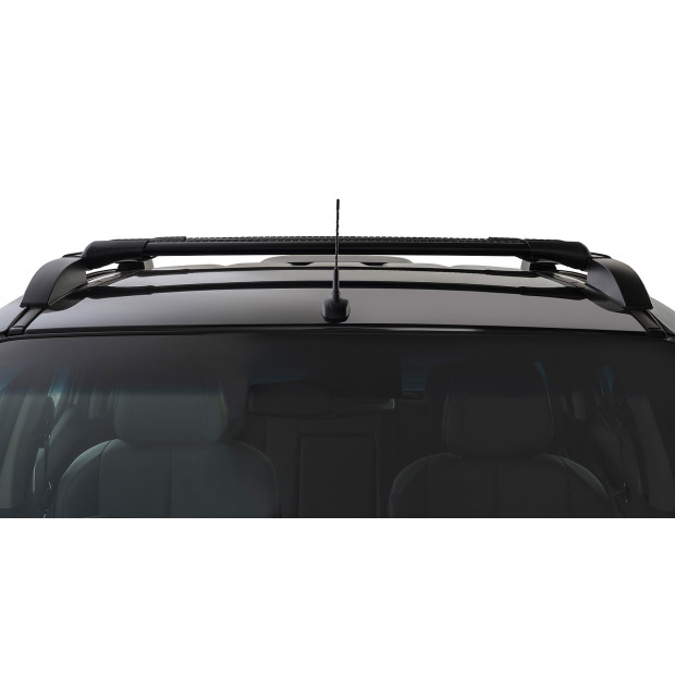 Kit 2 barres de toit noires RHINO-RACK Vortex SteathBar • JA7980 