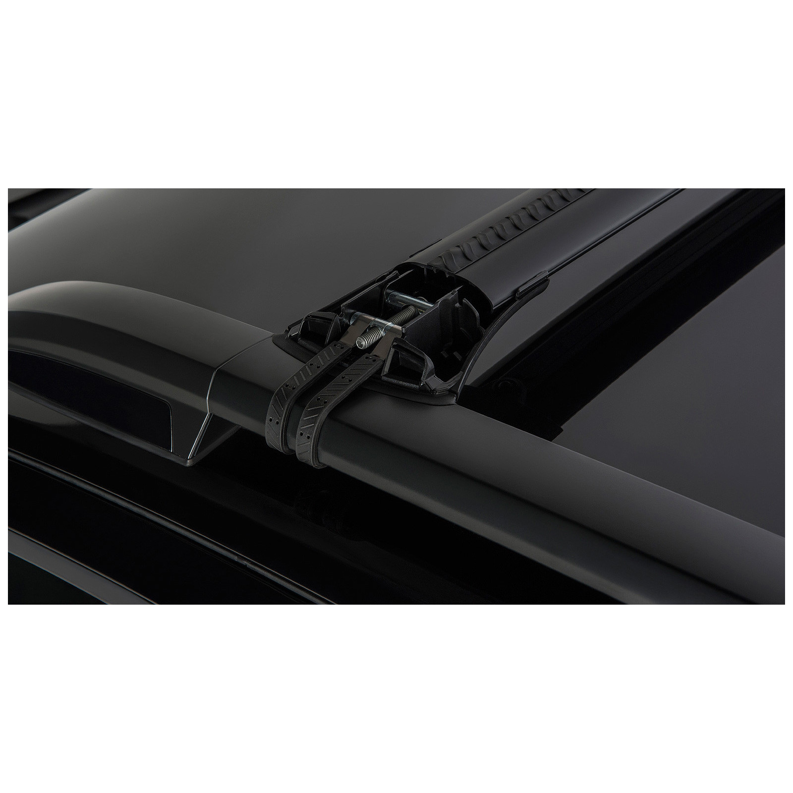 Kit 2 barres de toit noires RHINO-RACK Vortex SteathBar • JA7980 