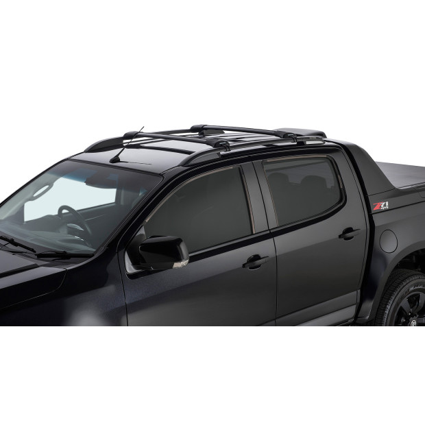 Kit 2 barres de toit noires RHINO-RACK Vortex SteathBar • JA7980 