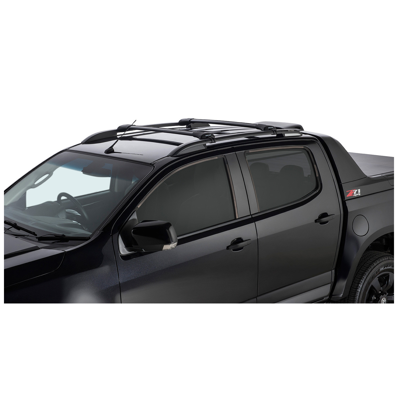 Kit 2 barres de toit noires RHINO-RACK Vortex SteathBar • JA7980 