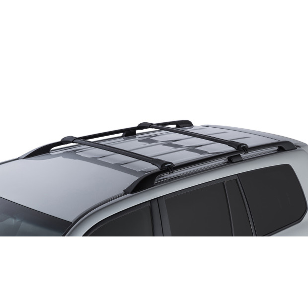 Kit 2 barres de toit noires RHINO-RACK Vortex SteathBar • JA7981 