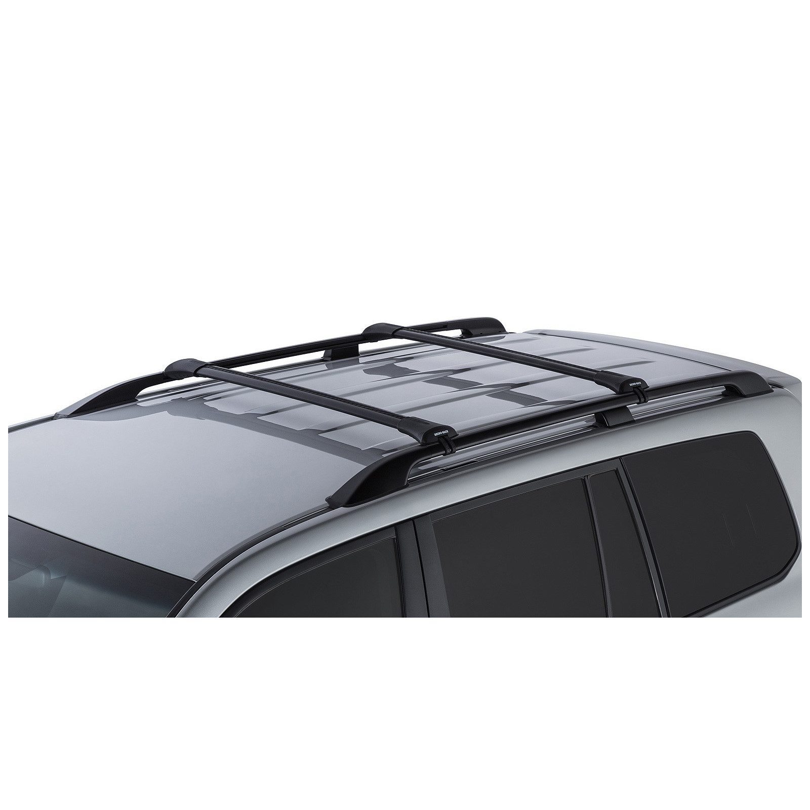 Kit 2 barres de toit noires RHINO-RACK Vortex SteathBar • JA7981 