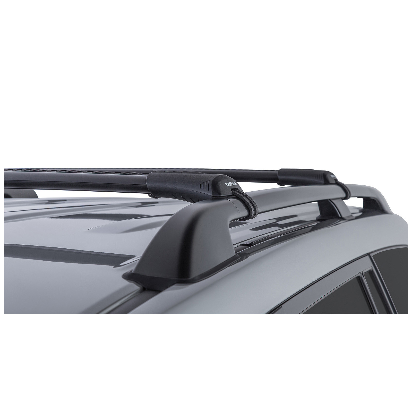 Kit 2 barres de toit noires RHINO-RACK Vortex SteathBar • JA7981 