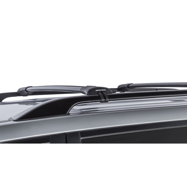 Kit 2 barres de toit noires RHINO-RACK Vortex SteathBar • JA7981 