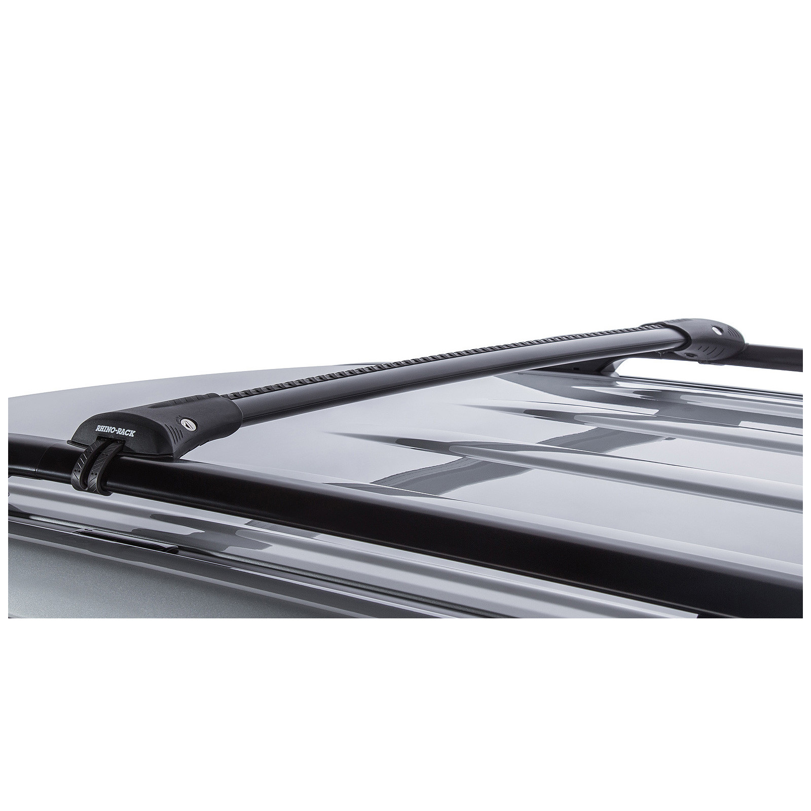 Kit 2 barres de toit noires RHINO-RACK Vortex SteathBar • JA7981 