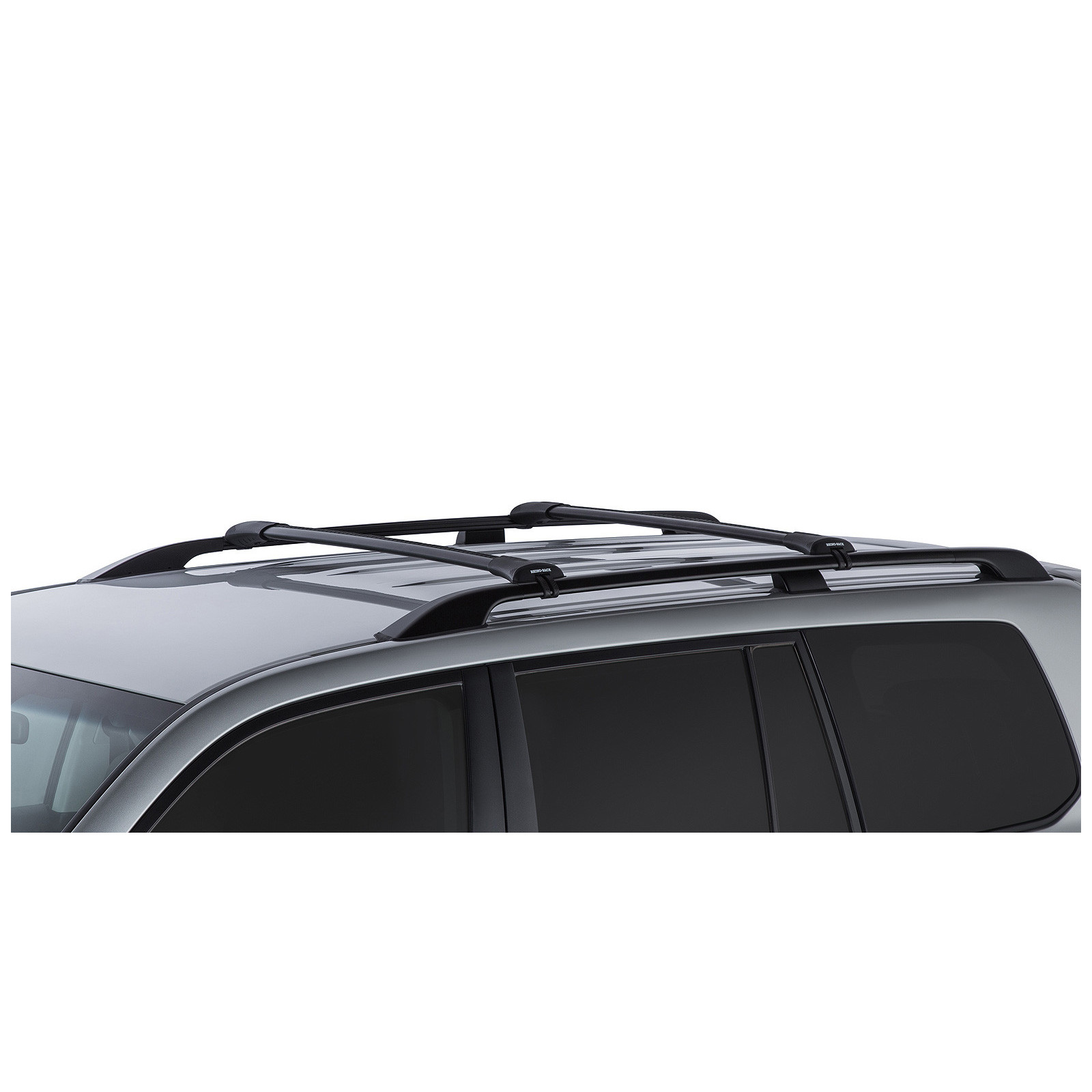 Kit 2 barres de toit noires RHINO-RACK Vortex SteathBar • JA7981 