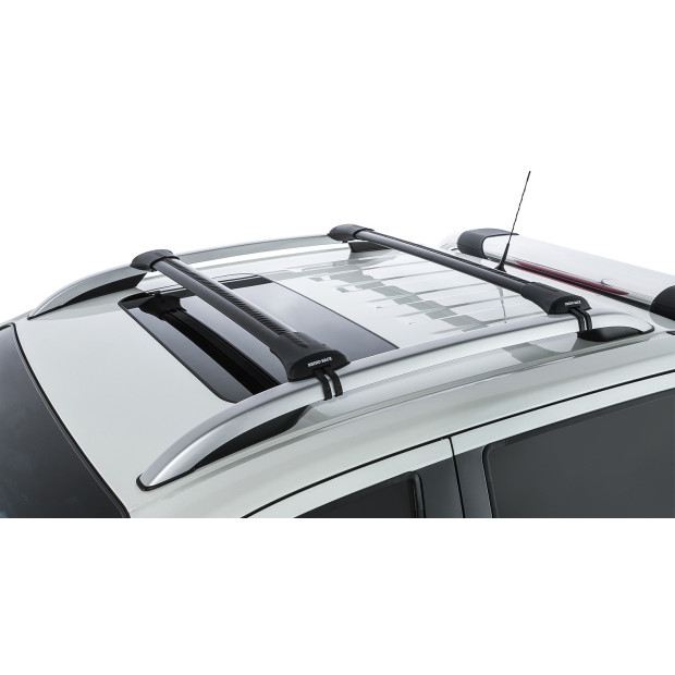 Kit 2 barres de toit noires RHINO-RACK Vortex SteathBar • JA7987 