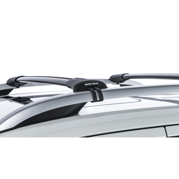 Kit 2 barres de toit noires RHINO-RACK Vortex SteathBar • JA7987 