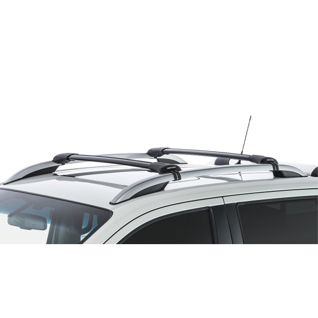Kit 2 barres de toit noires RHINO-RACK Vortex SteathBar • JA7987 