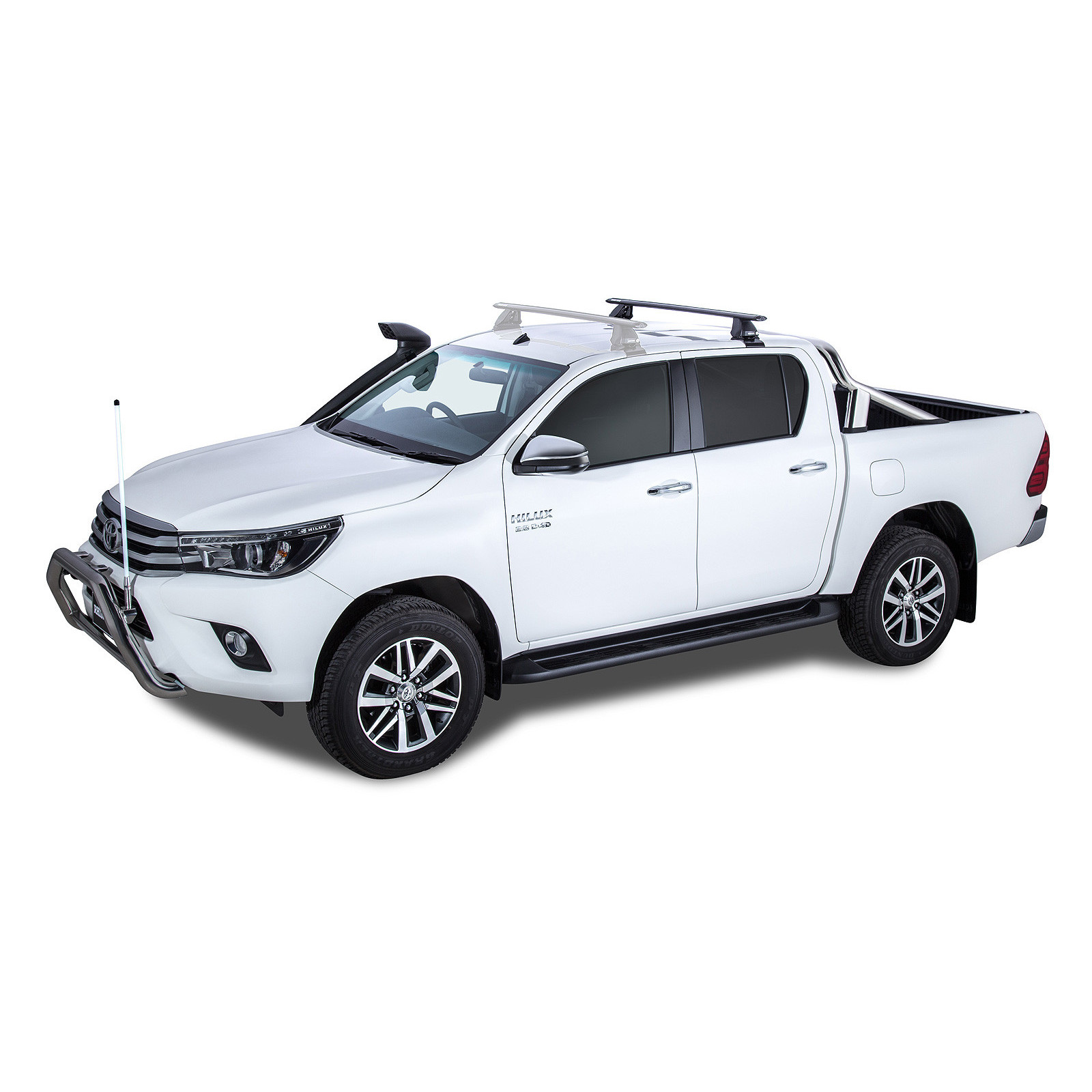 Kit 1 barre de toit noire RHINO-RACK Vortex 2500 • JA7993 