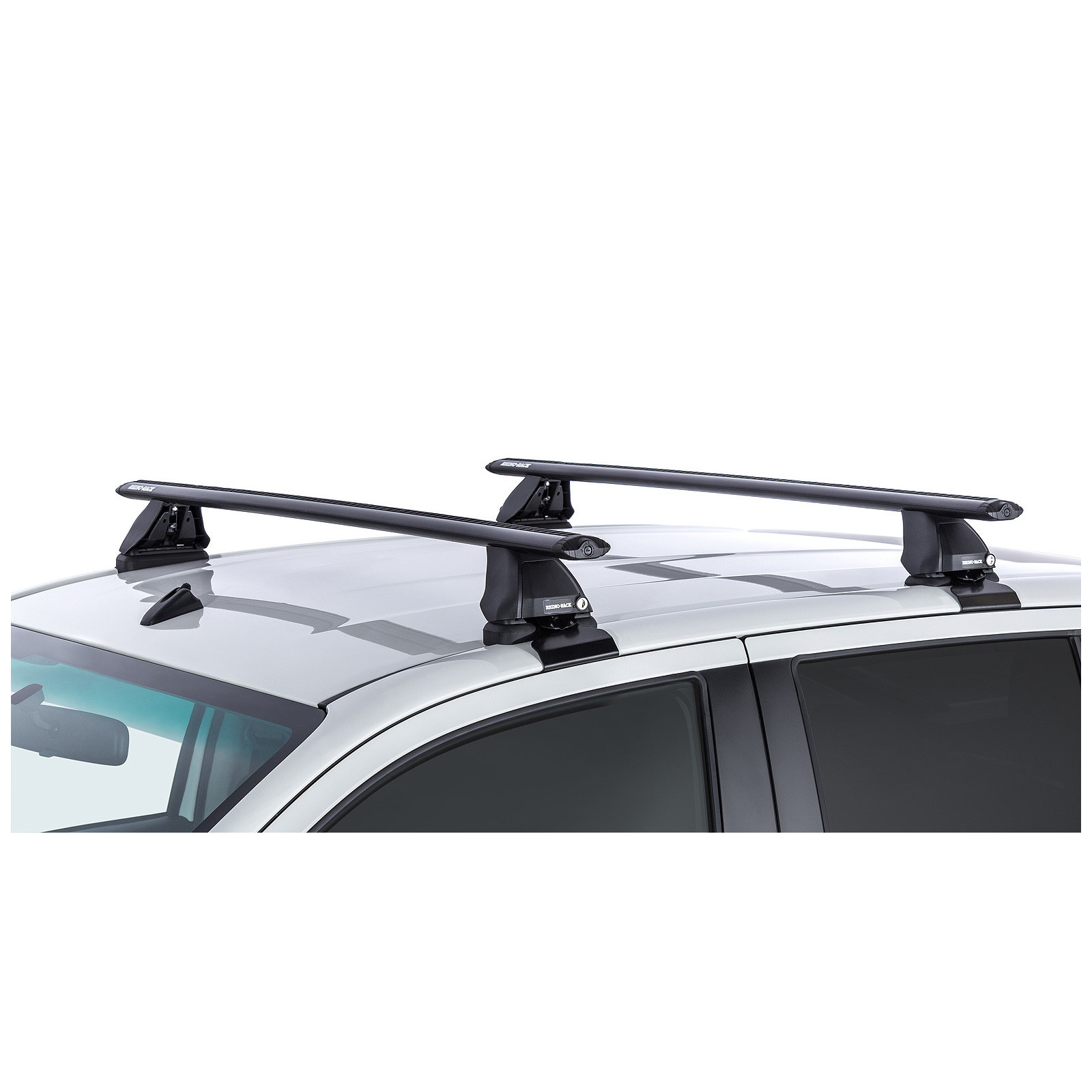 Kit 2 barres de toit noires RHINO-RACK Vortex 2500 • JA7997 