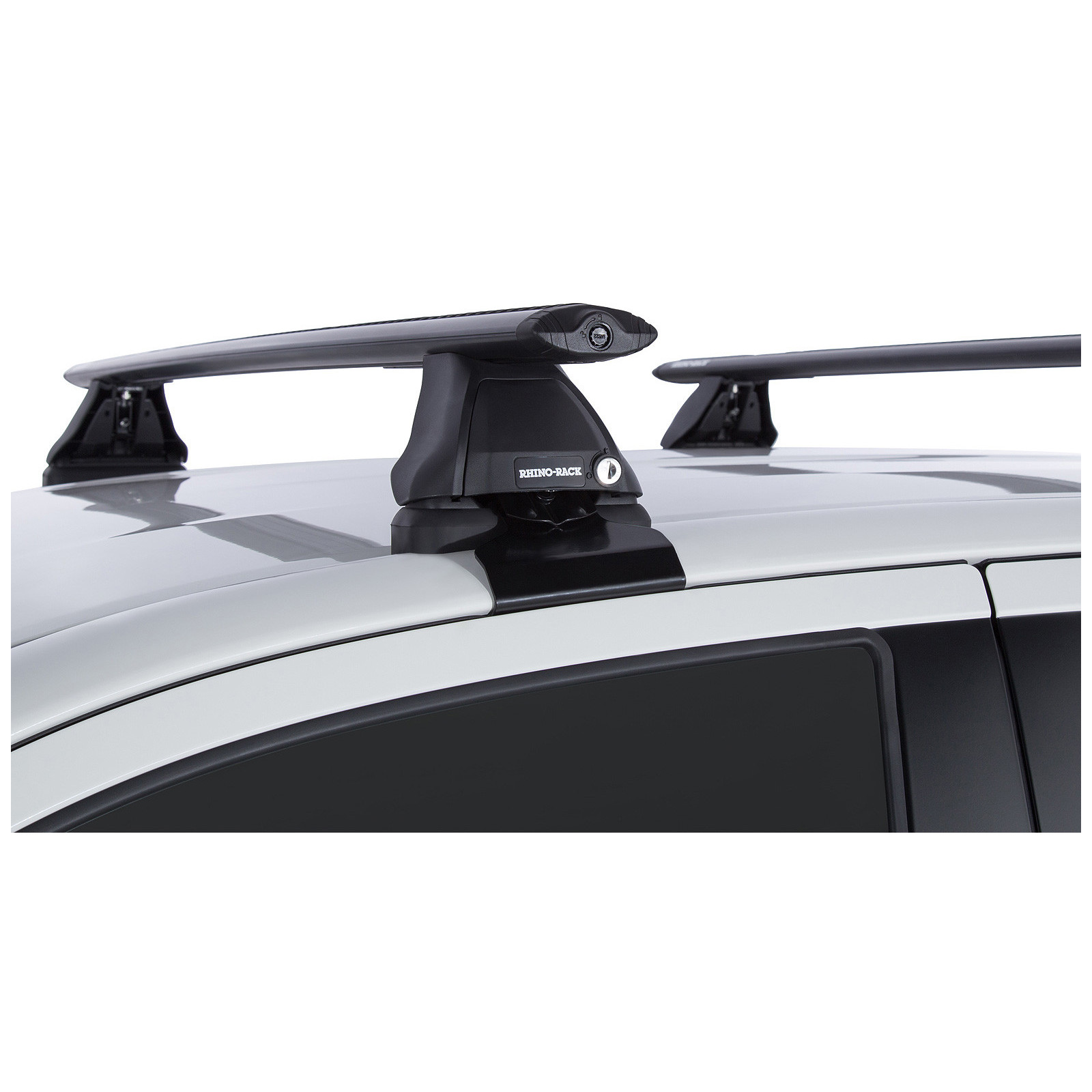Kit 2 barres de toit noires RHINO-RACK Vortex 2500 • JA7997 