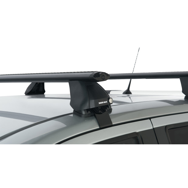 Kit 1 barre de toit noire RHINO-RACK Vortex 2500 • JA8013 