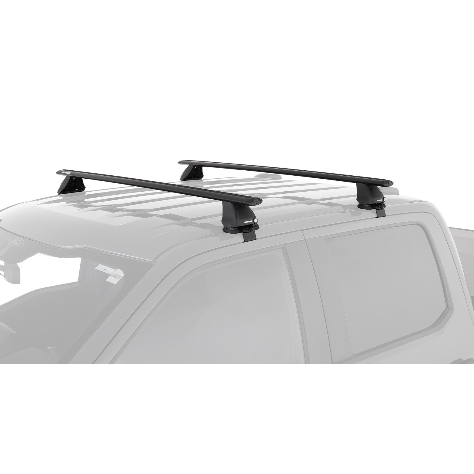Kit 2 barres de toit noires RHINO-RACK Vortex 2500 • JA8133 