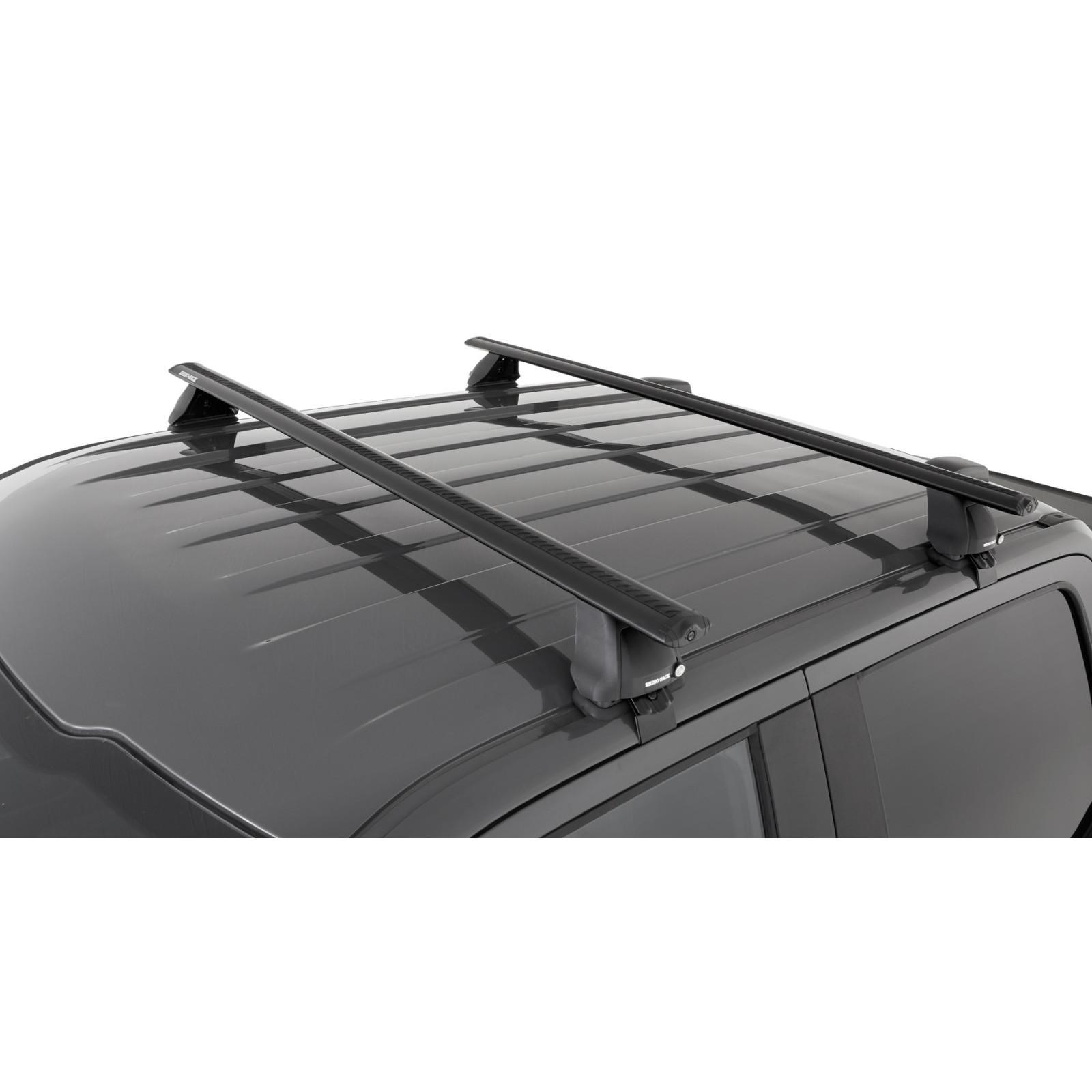 Kit 2 barres de toit noires RHINO-RACK Vortex 2500 • JA8133 