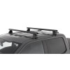Kit 2 barres de toit noires RHINO-RACK Heavy Duty 2500 • JA8135 