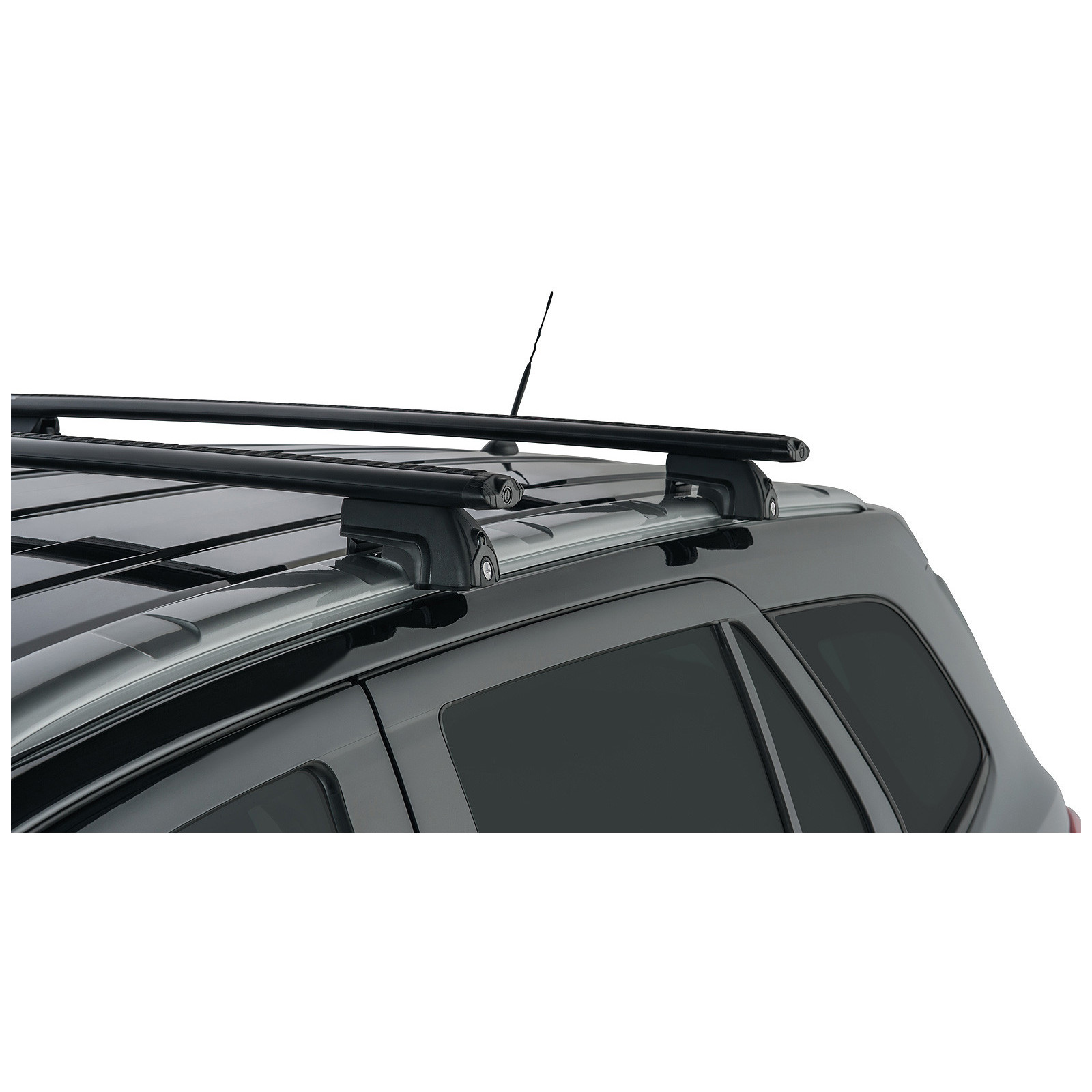 Kit 2 barres de toit noires RHINO-RACK Vortex SX • JA8145 