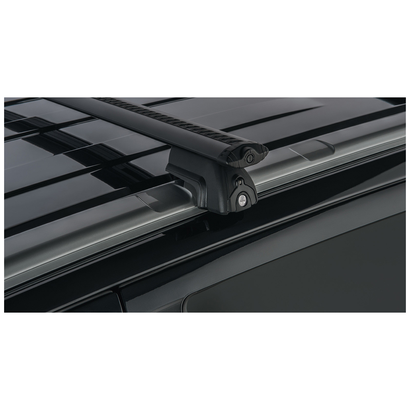 Kit 2 barres de toit noires RHINO-RACK Vortex SX • JA8145 