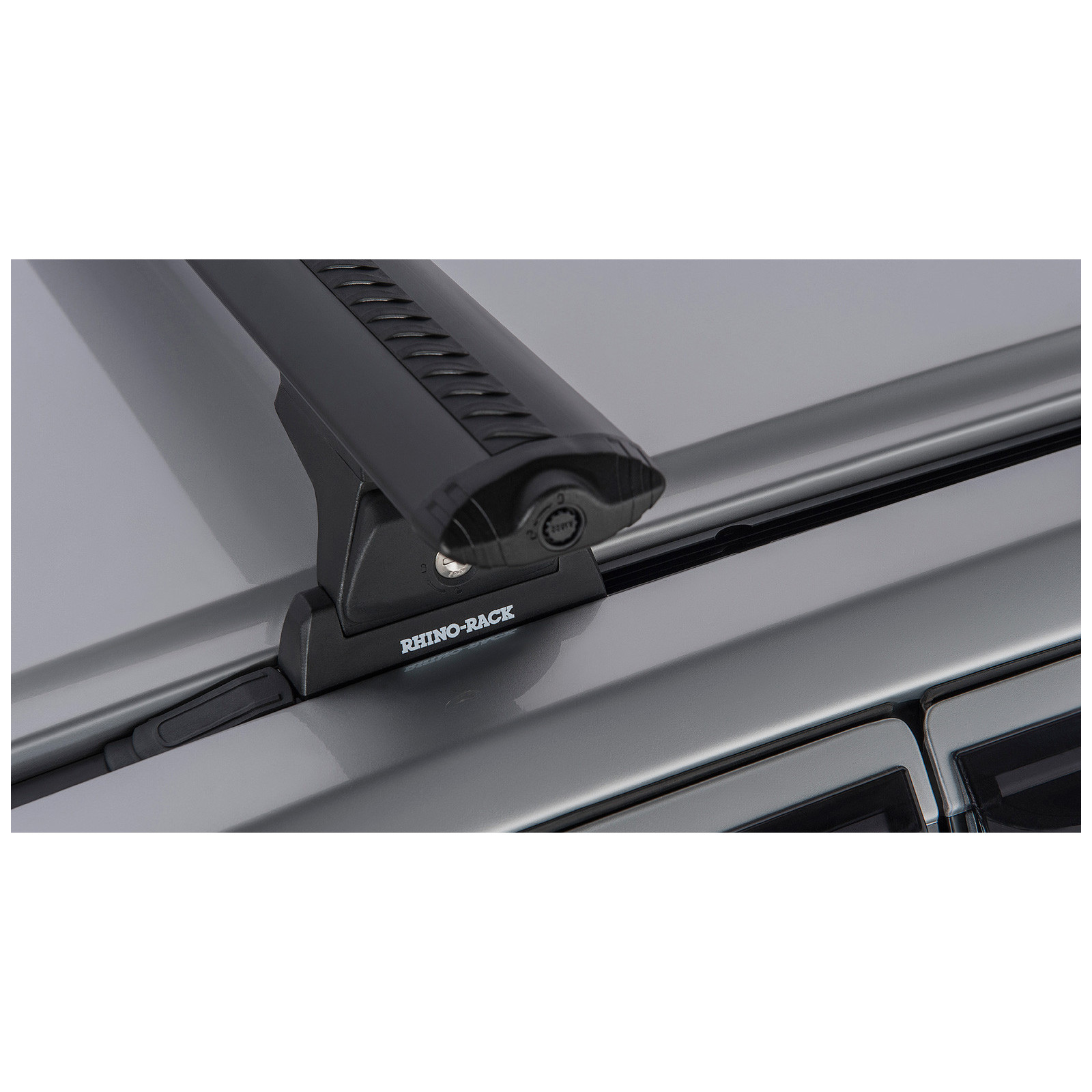 Kit 3 barres de toit noires RHINO-RACK Vortex RLT600 Trackmount • JA8164 