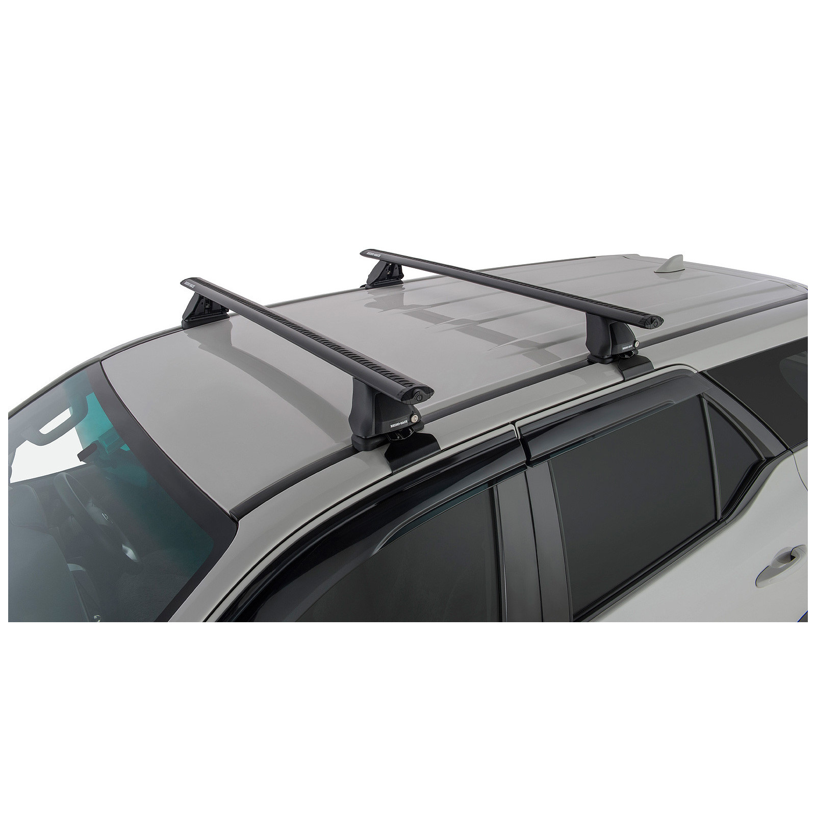 Kit 2 barres de toit noires RHINO-RACK Vortex 2500 • JA8326 