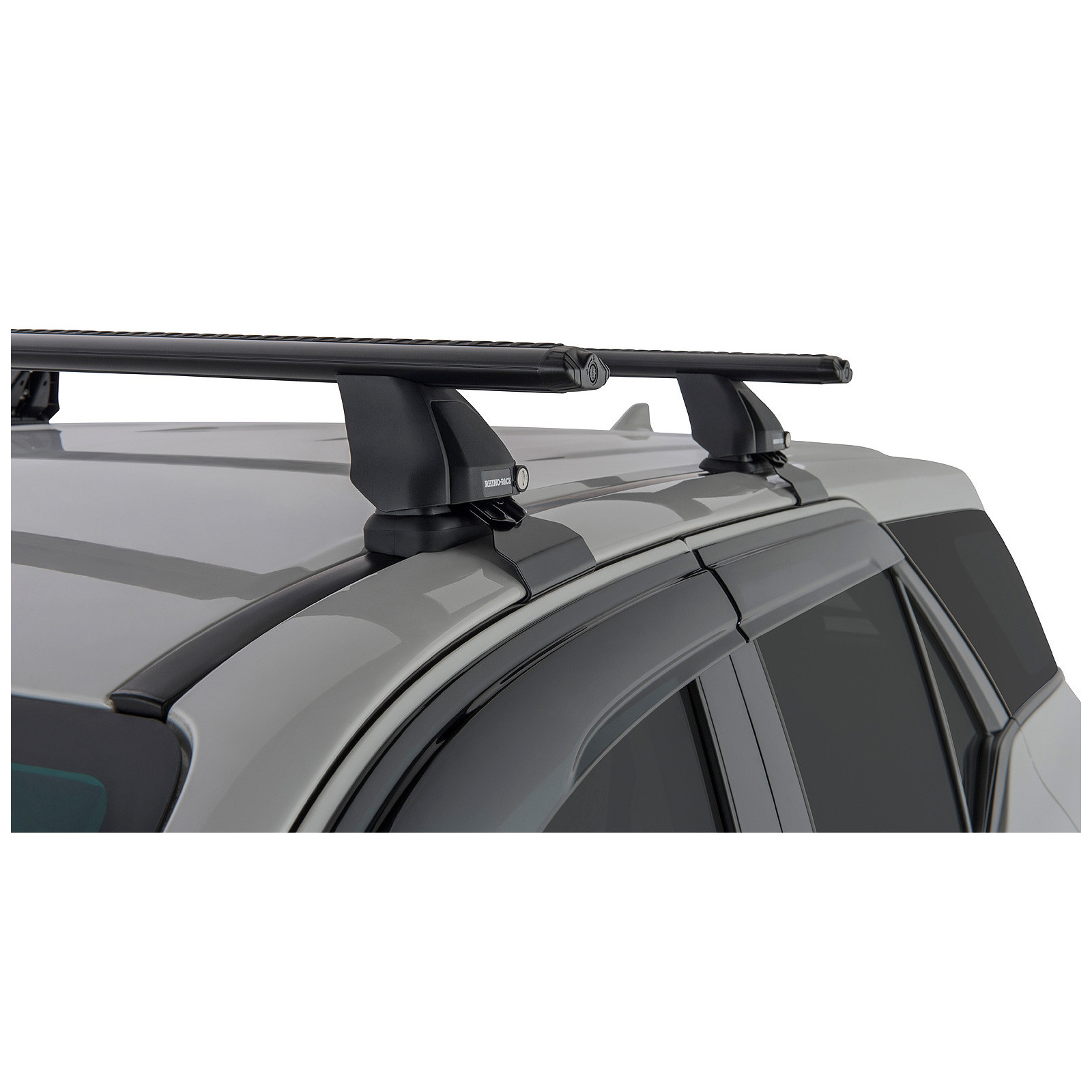 Kit 2 barres de toit noires RHINO-RACK Vortex 2500 • JA8326 