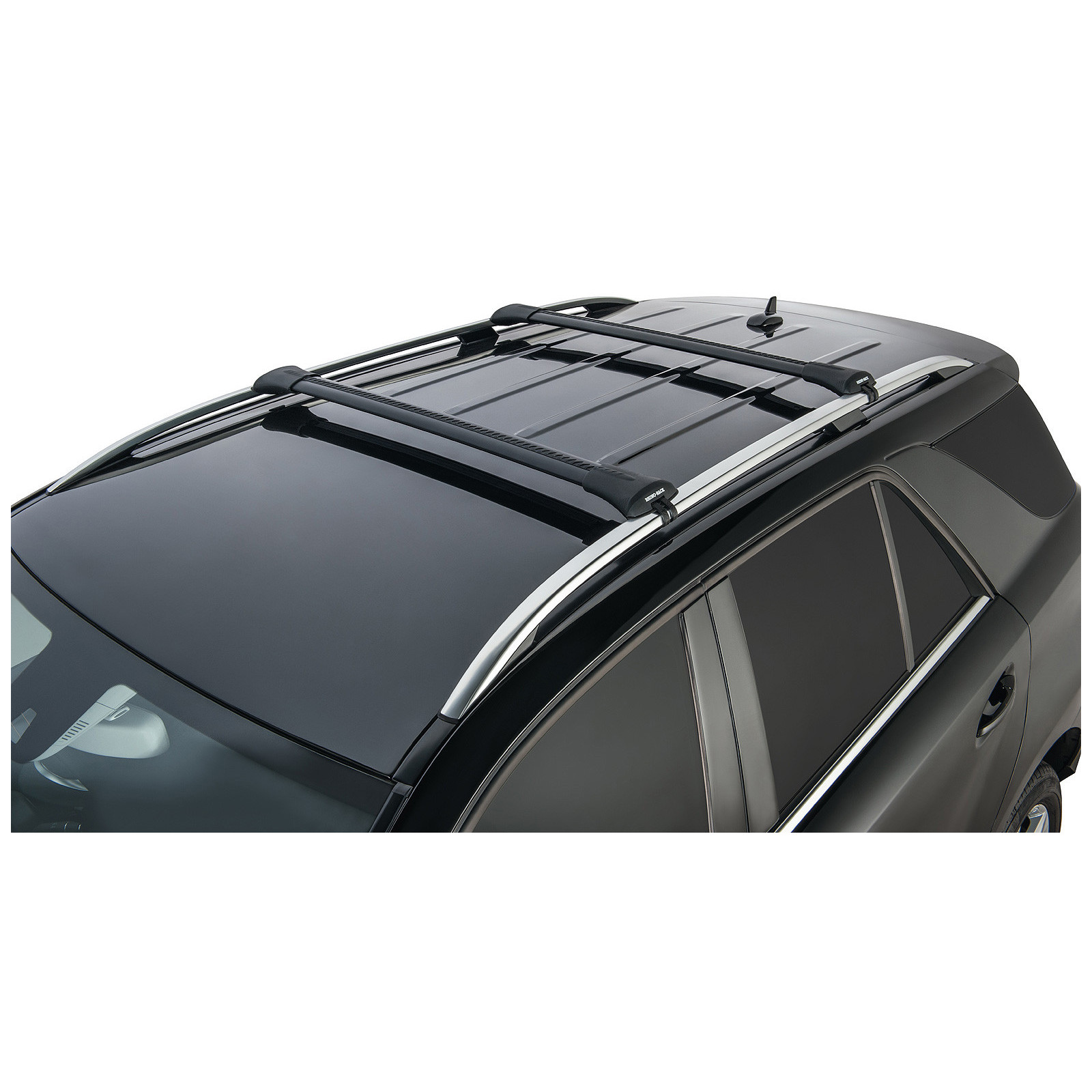 Kit 2 barres de toit noires RHINO-RACK Vortex SteathBar • JA8344 