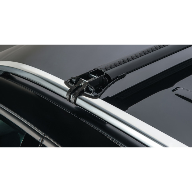 Kit 2 barres de toit noires RHINO-RACK Vortex SteathBar • JA8344 