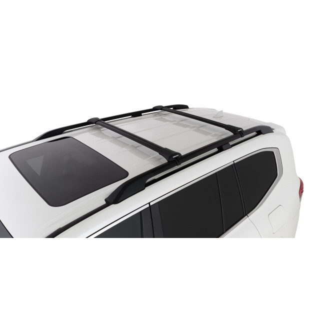 Kit 2 barres de toit noires RHINO-RACK Vortex SteathBar • JA8344 