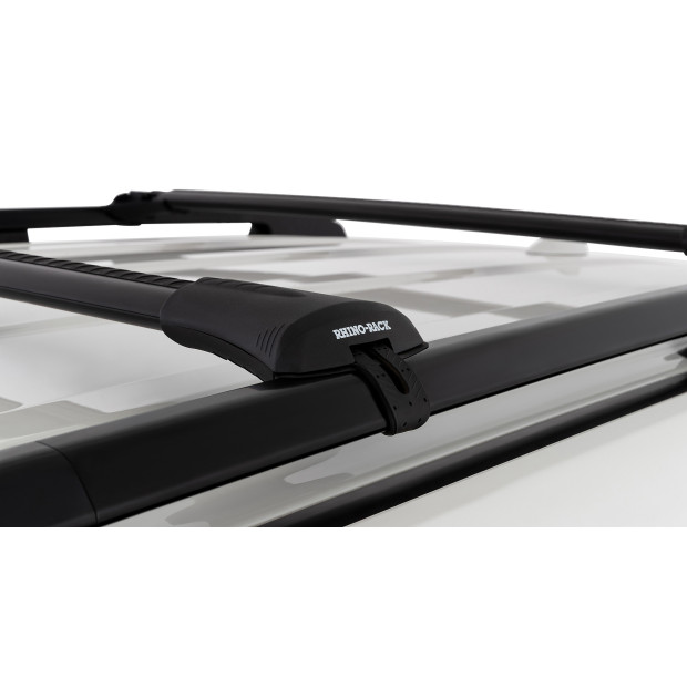 Kit 2 barres de toit noires RHINO-RACK Vortex SteathBar • JA8344 