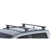 Kit 2 barres de toit noires RHINO-RACK Vortex RLT600 Trackmount • JA8354 