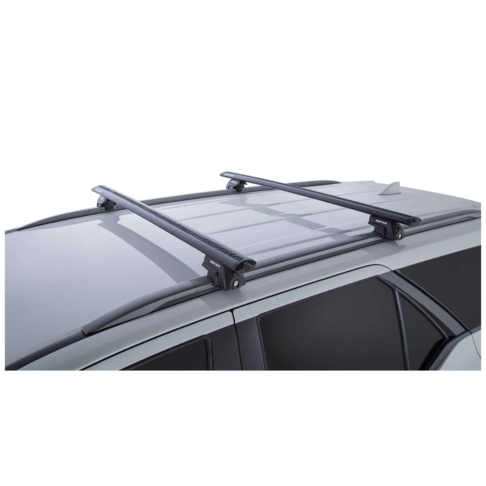 Kit 2 barres de toit noires RHINO-RACK Vortex SX • JA8358 