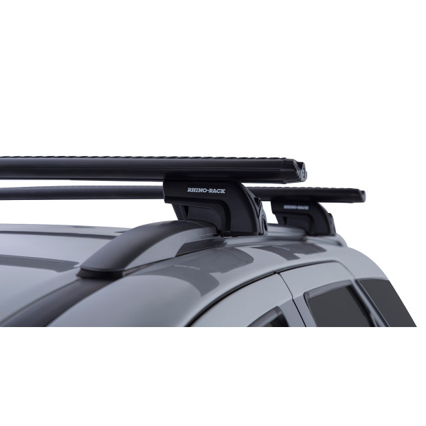 Kit 2 barres de toit noires RHINO-RACK Vortex SX • JA8358 