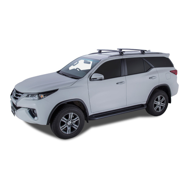 Kit 2 barres de toit noires RHINO-RACK Vortex SX • JA8358 