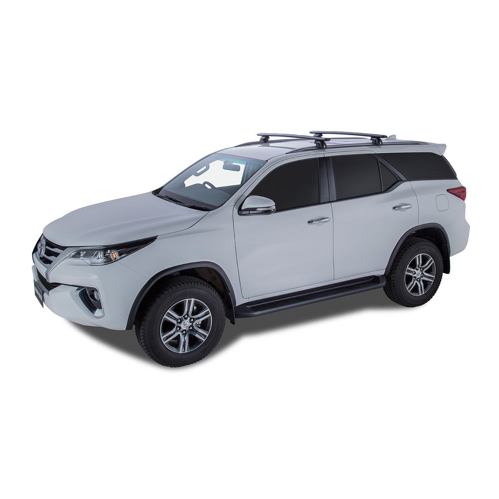 Kit 2 barres de toit noires RHINO-RACK Vortex SX • JA8358 