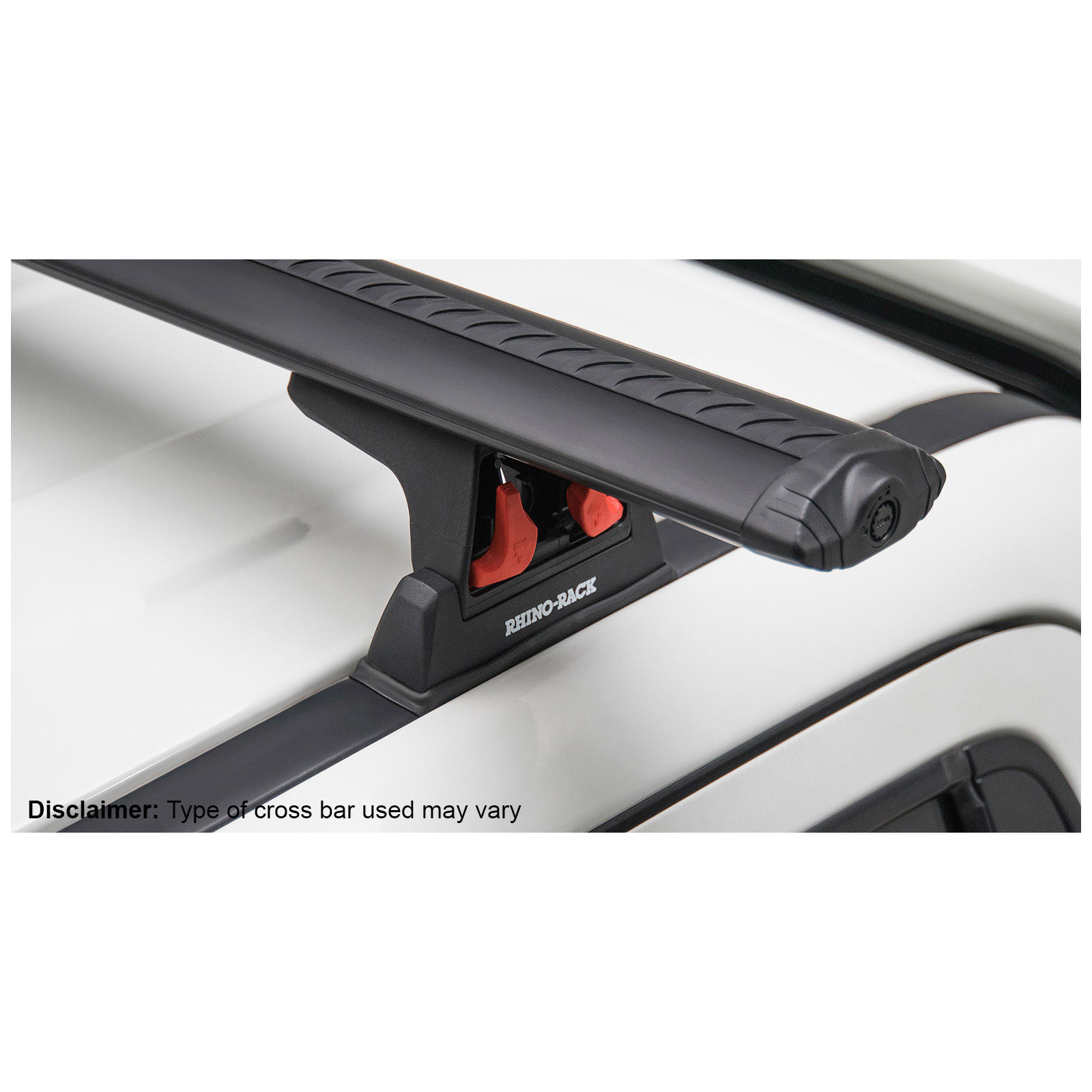 Kit 2 barres de toit noires RHINO-RACK Vortex RLT600 Ditch Mount • JA8414 