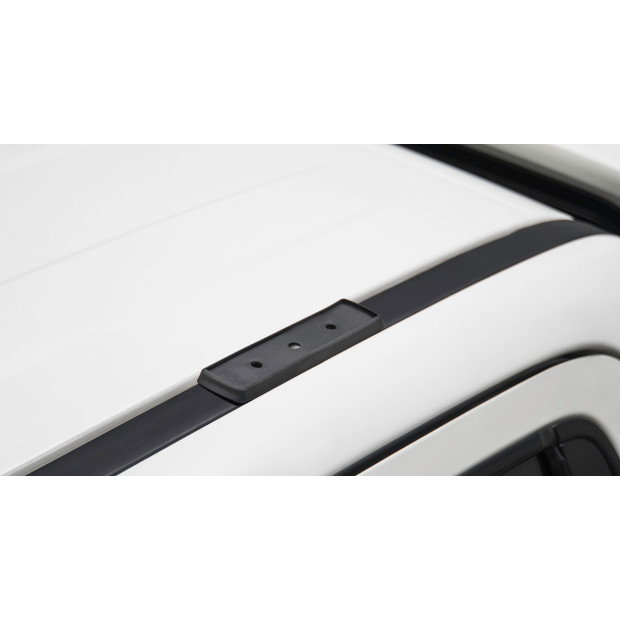 Kit 2 barres de toit noires RHINO-RACK Vortex RLT600 Ditch Mount • JA8414 