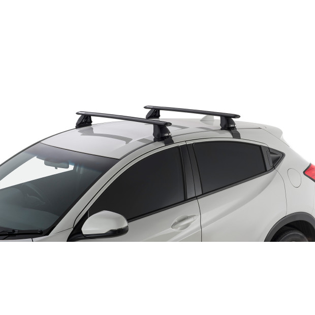 Kit 2 barres de toit noires RHINO-RACK Vortex 2500 • JA8554 